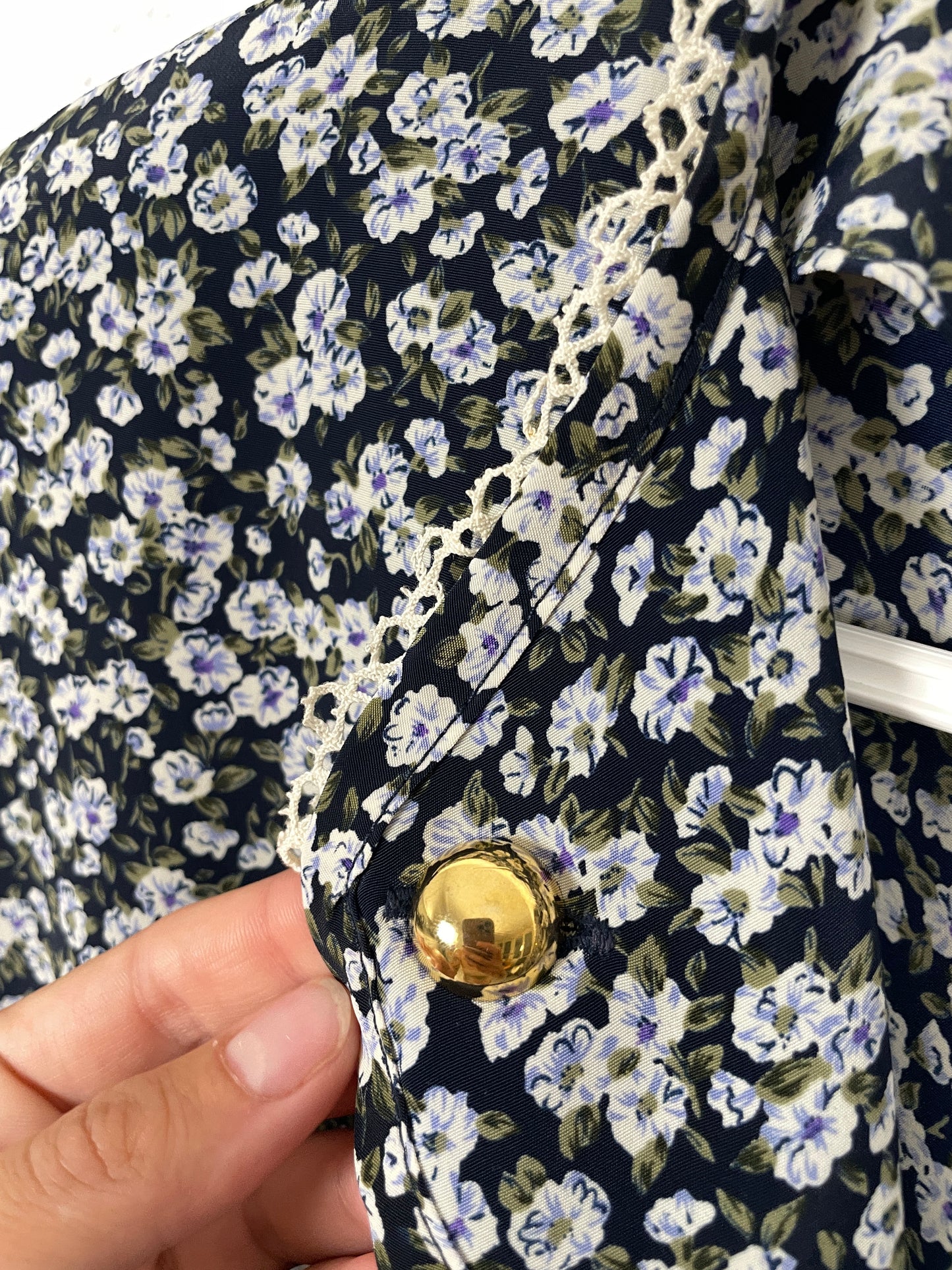 Vintage Floral Midi Dress