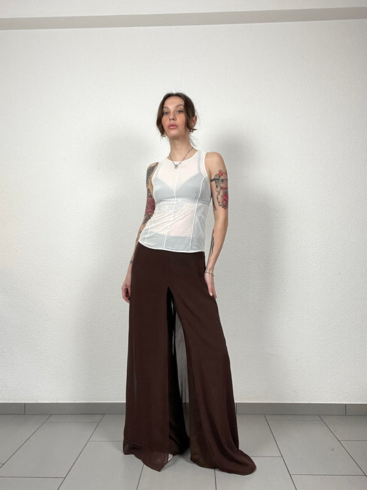 Anne Weyburn Chocolate Split Pants