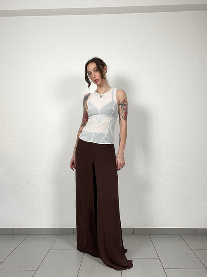 Anne Weyburn Chocolate Split Pants