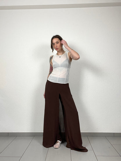 Anne Weyburn Chocolate Split Pants