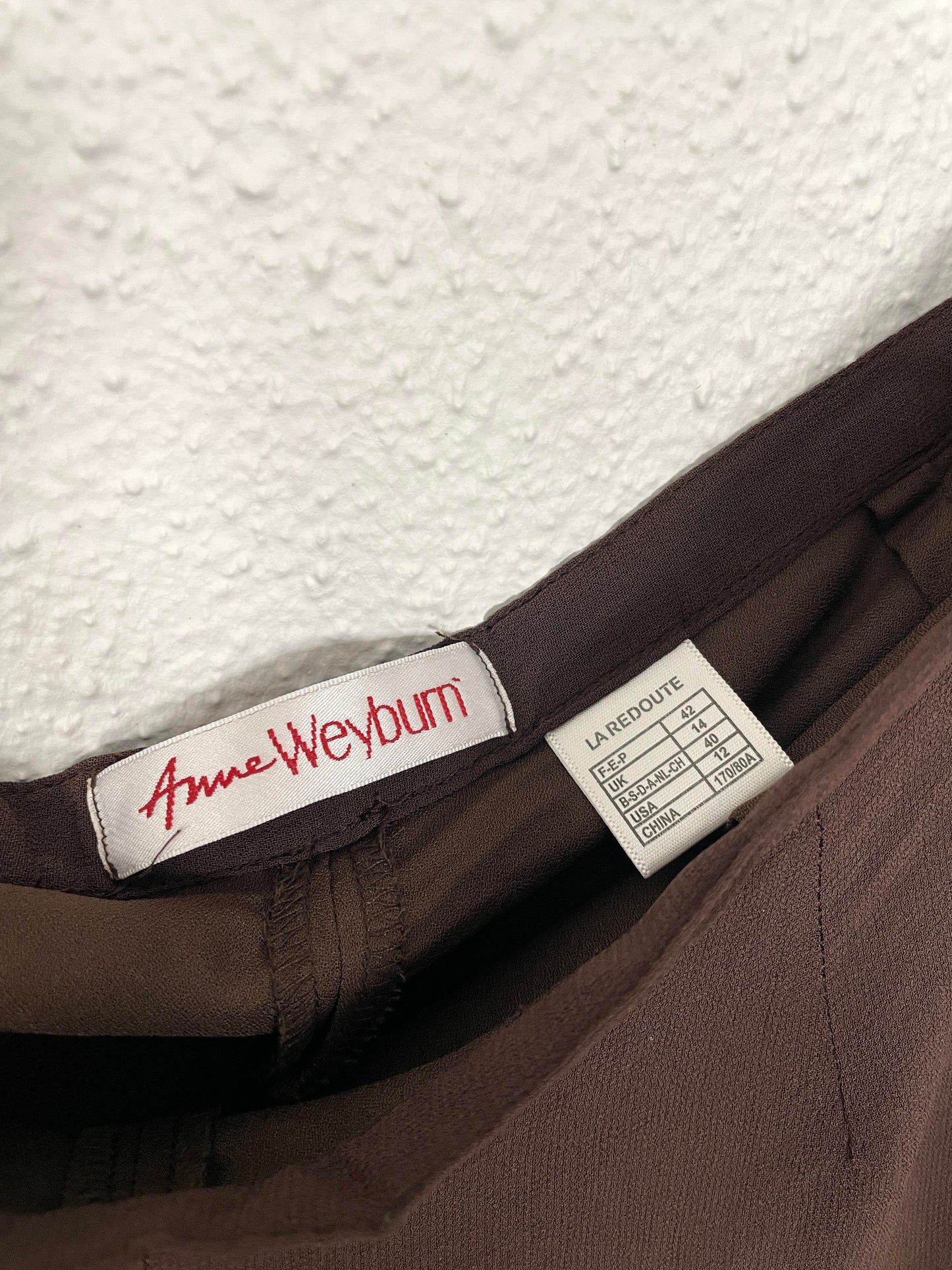 Anne Weyburn Chocolate Split Pants
