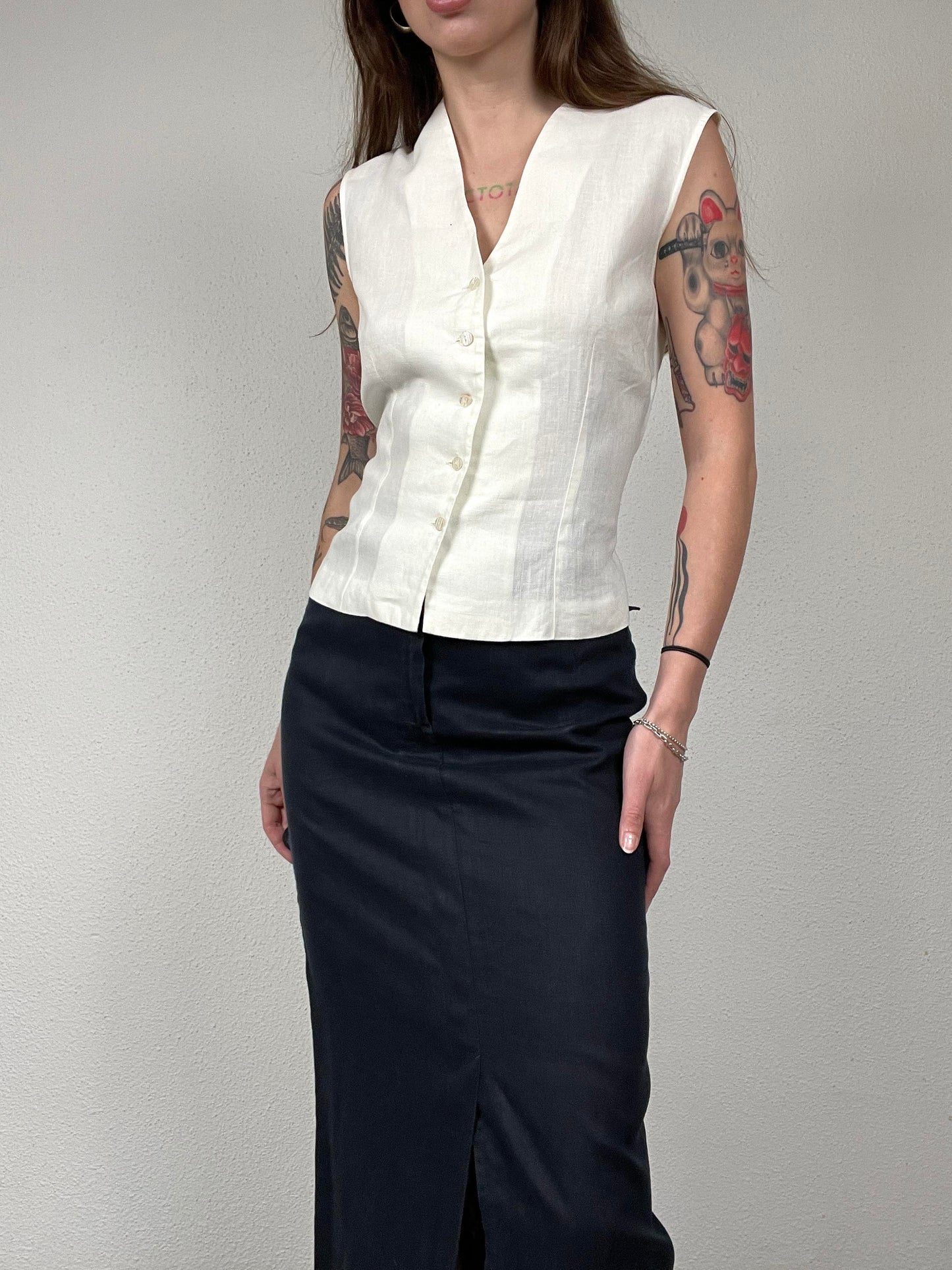 Alex Co Linen Vest
