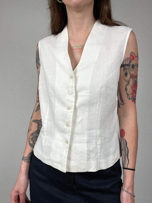 Alex Co Linen Vest