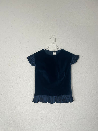 Vintage Velvet Top Modele Couture