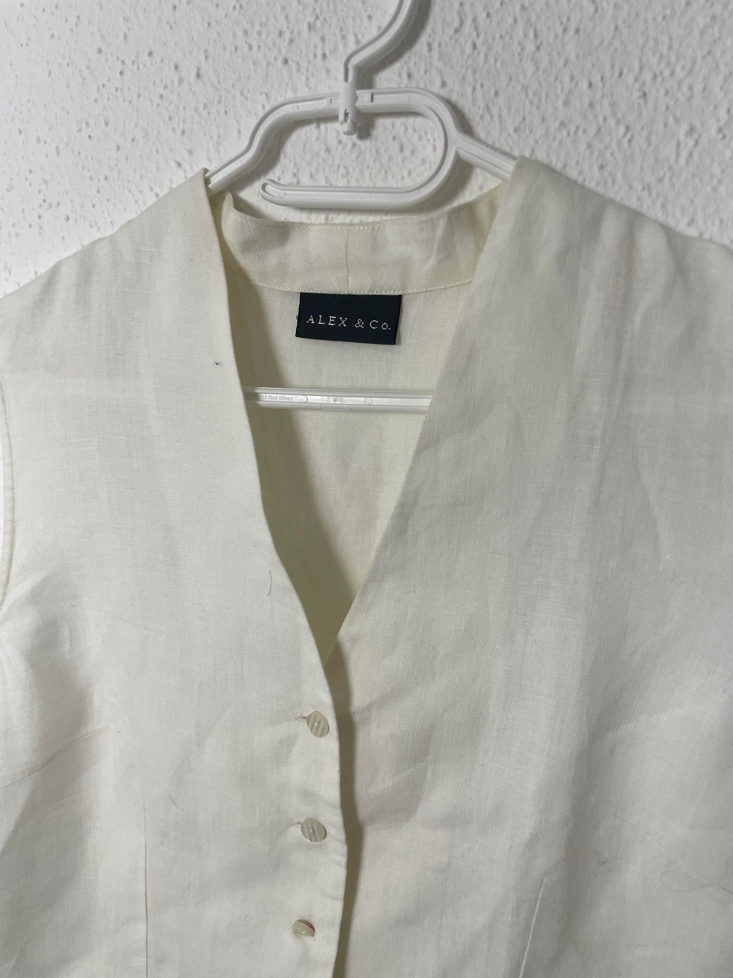 Alex Co Linen Vest
