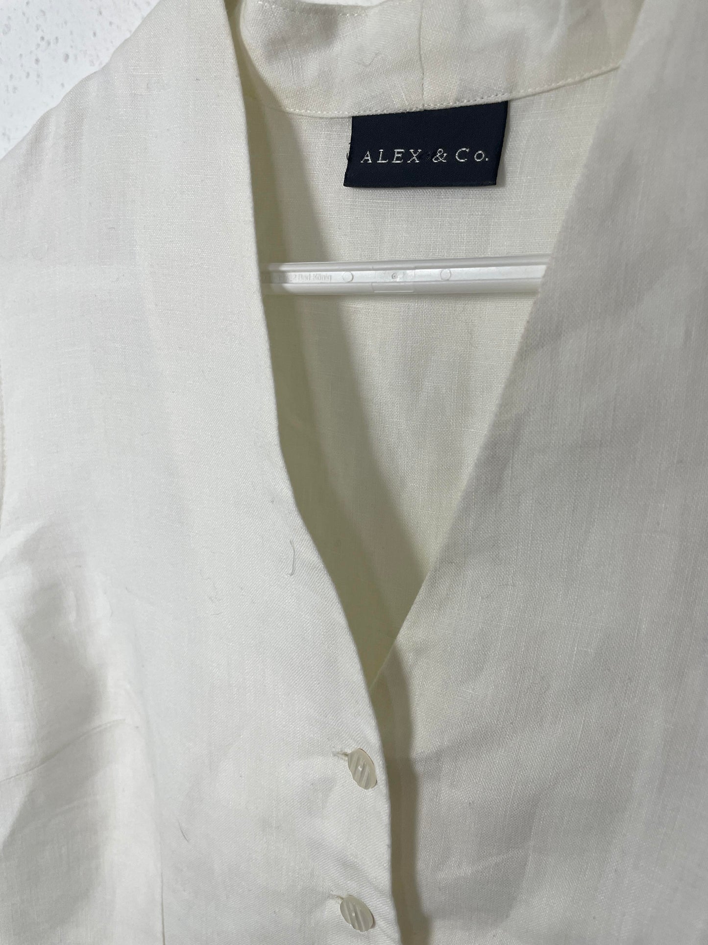 Alex Co Linen Vest