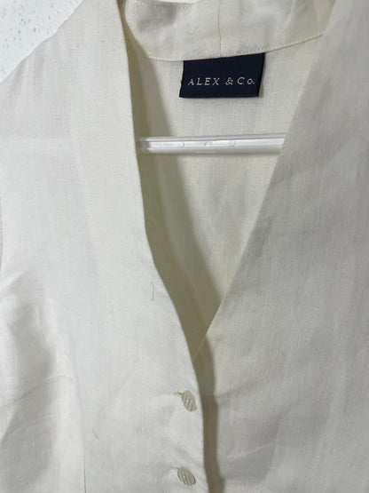 Alex Co Linen Vest