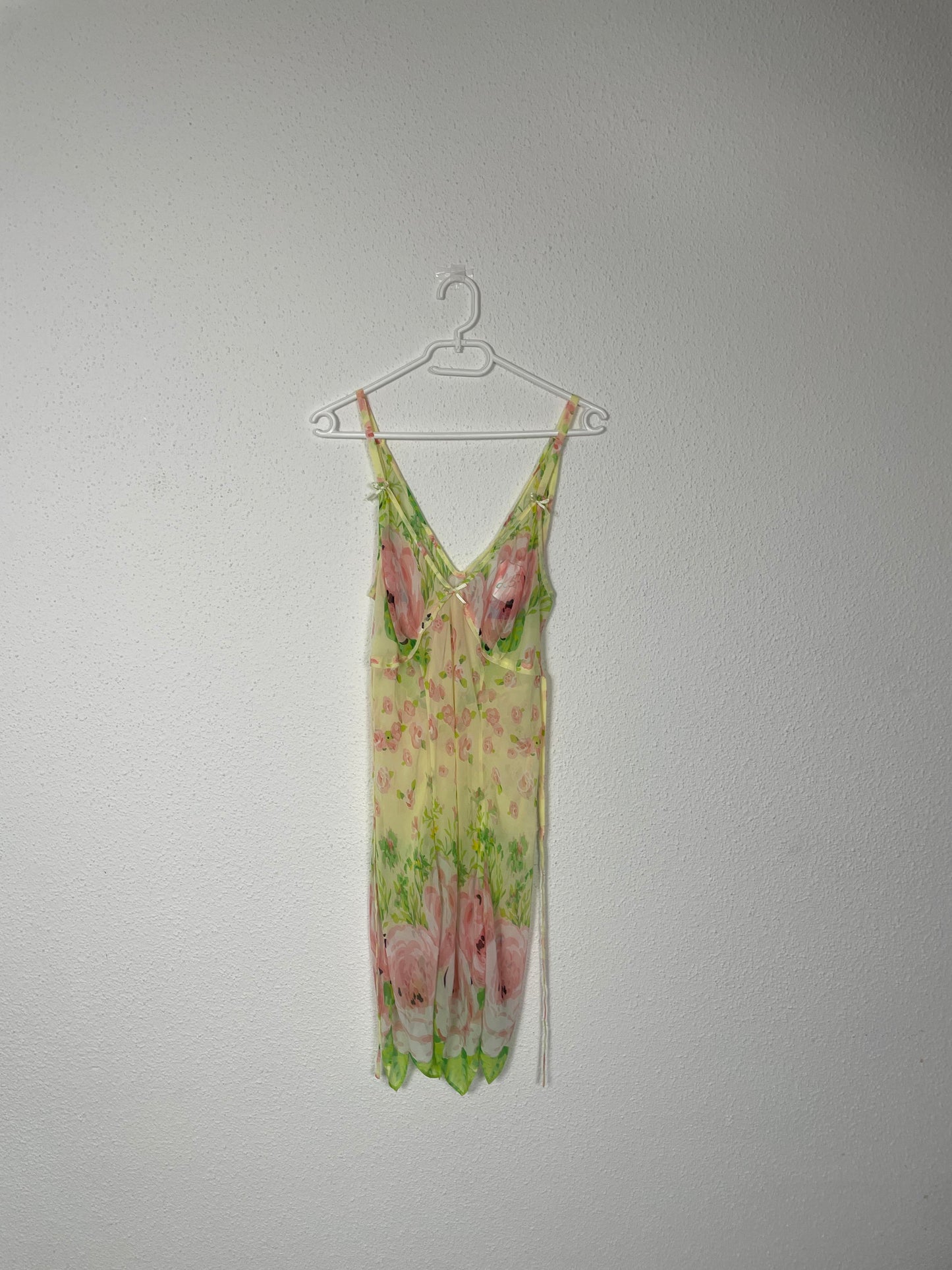 Vintage Y2K Floral Slip Dress