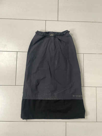 Trussardi Sport Black Midi Skirt