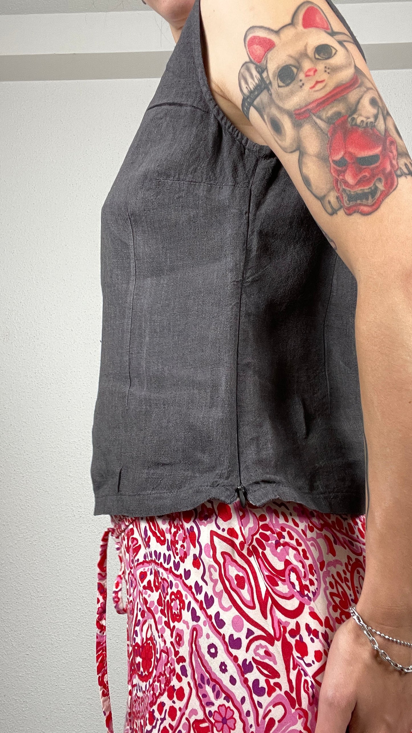 Vintage Minimalist Linen Top