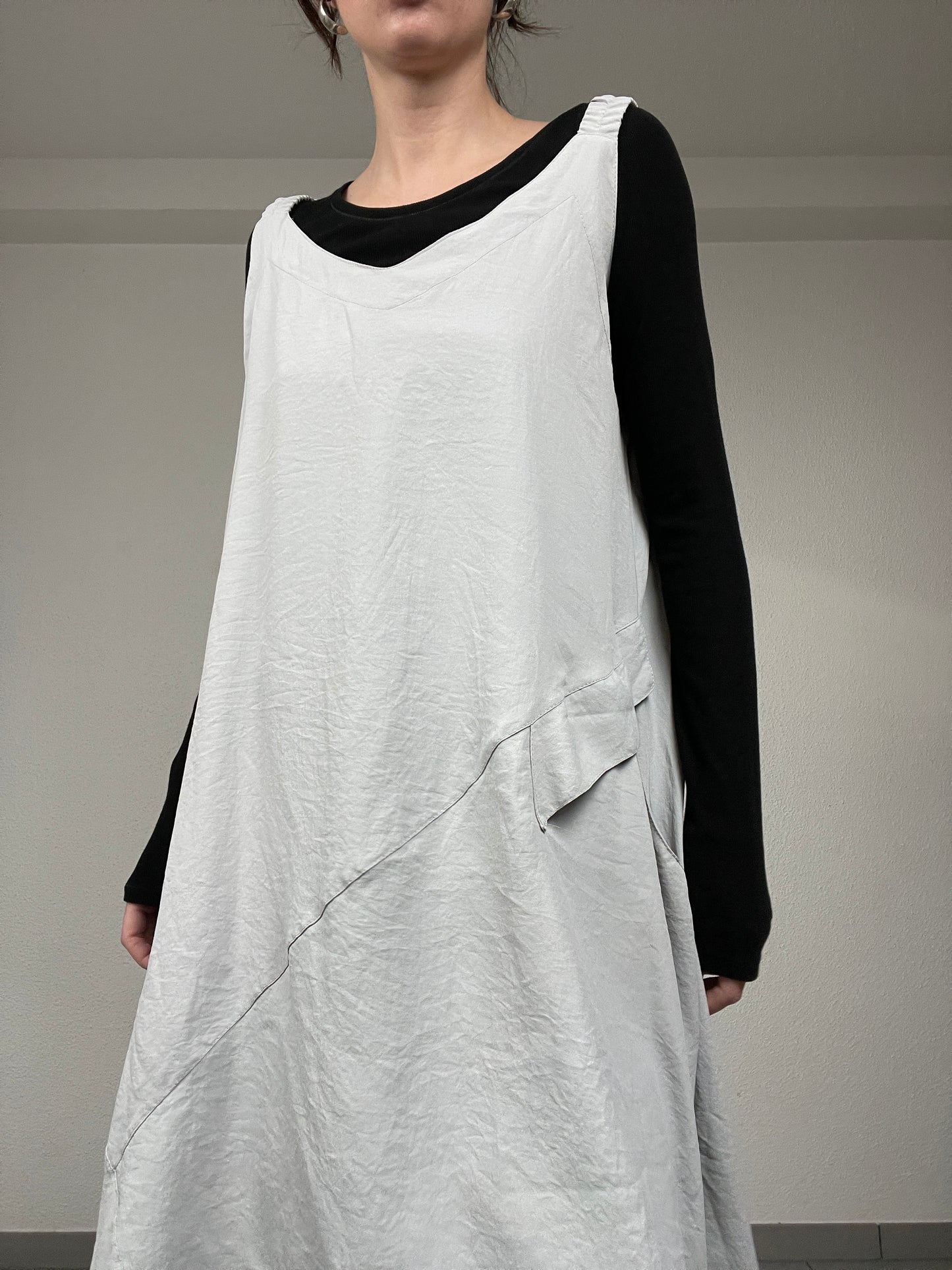 Asymmetric Oversized Tunic Dress