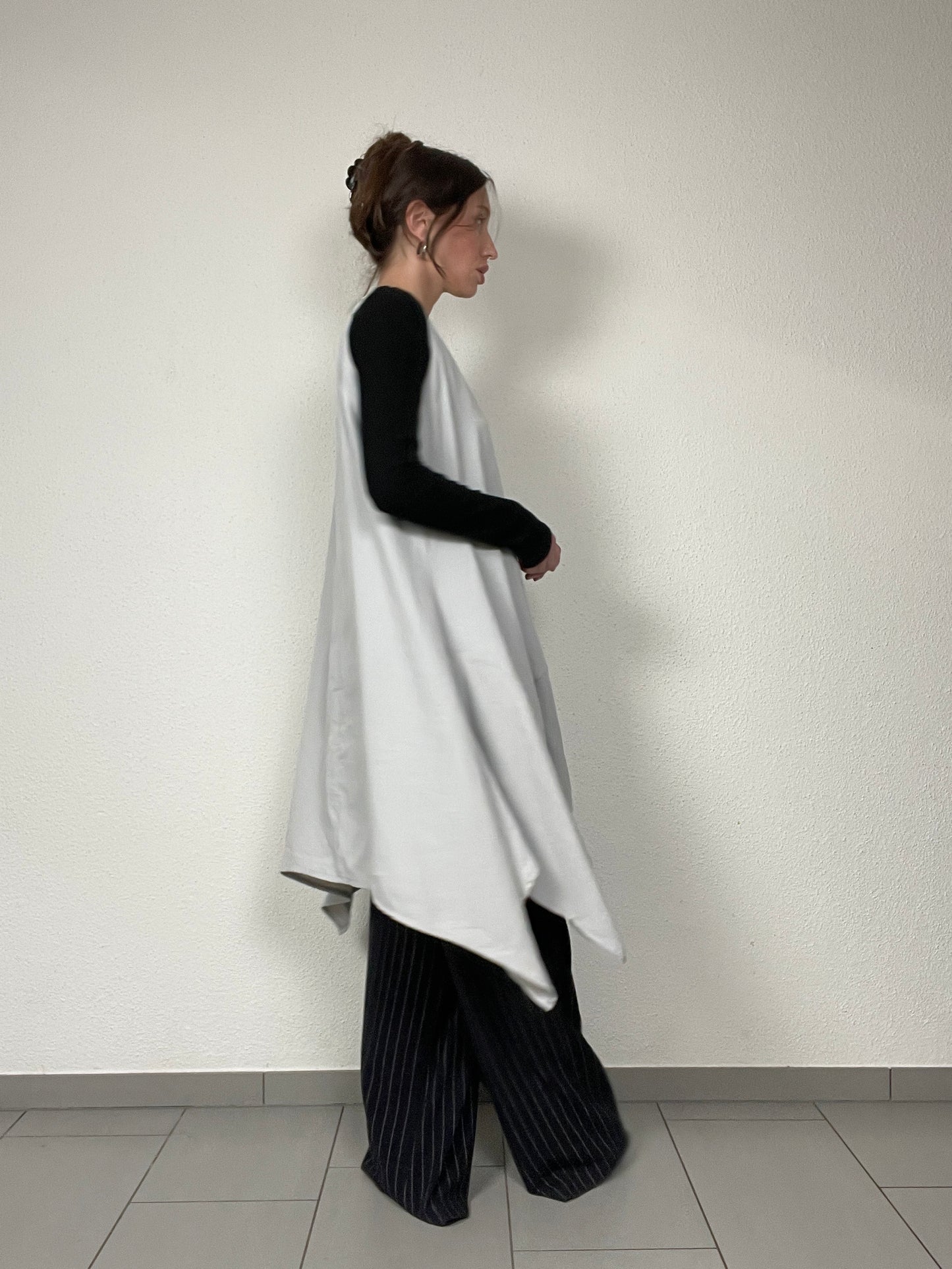 Asymmetric Oversized Tunic Dress