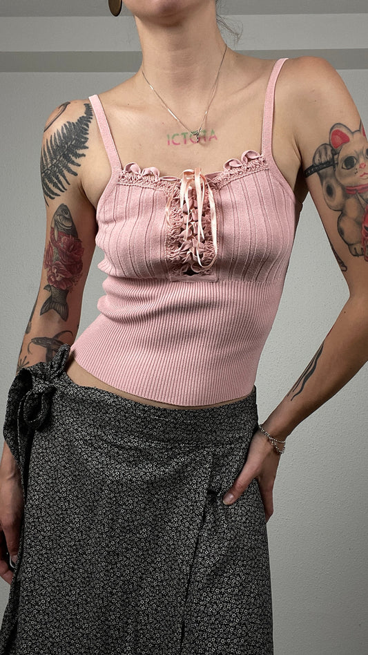 Blumarine Pink Knit Top