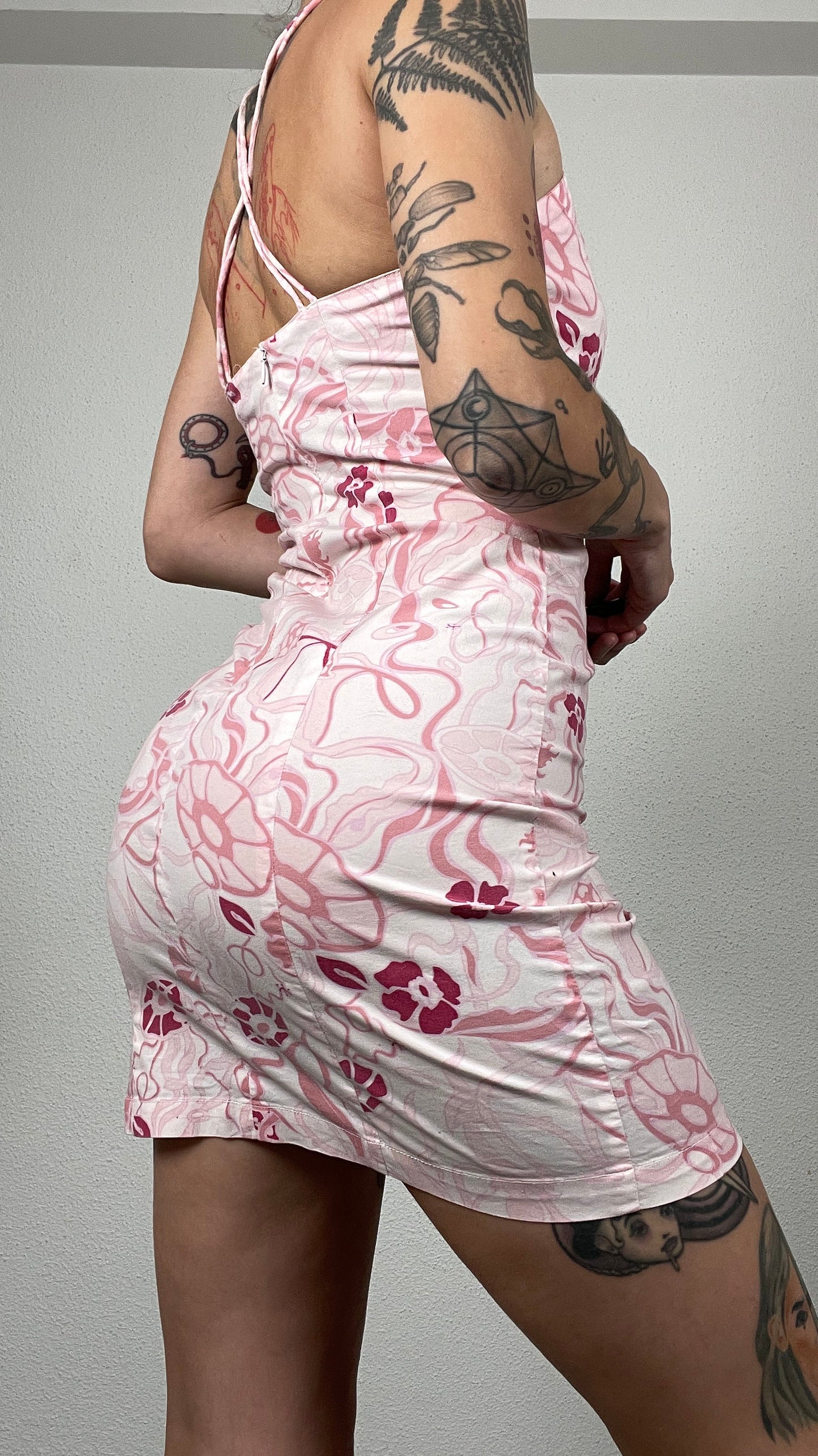 Pink Y2K Mini Dress