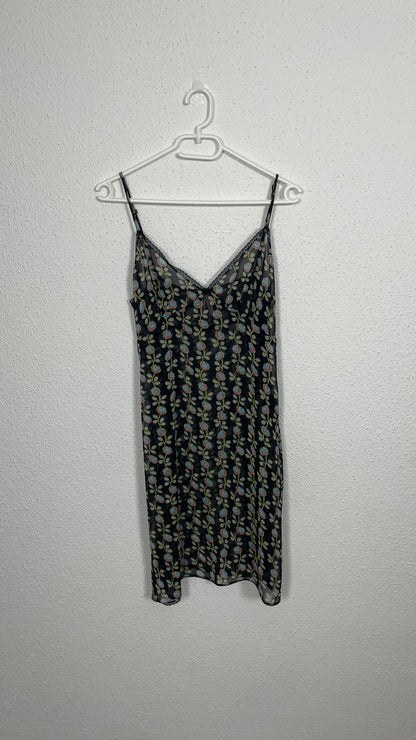Sheer Floral Slip Dress
