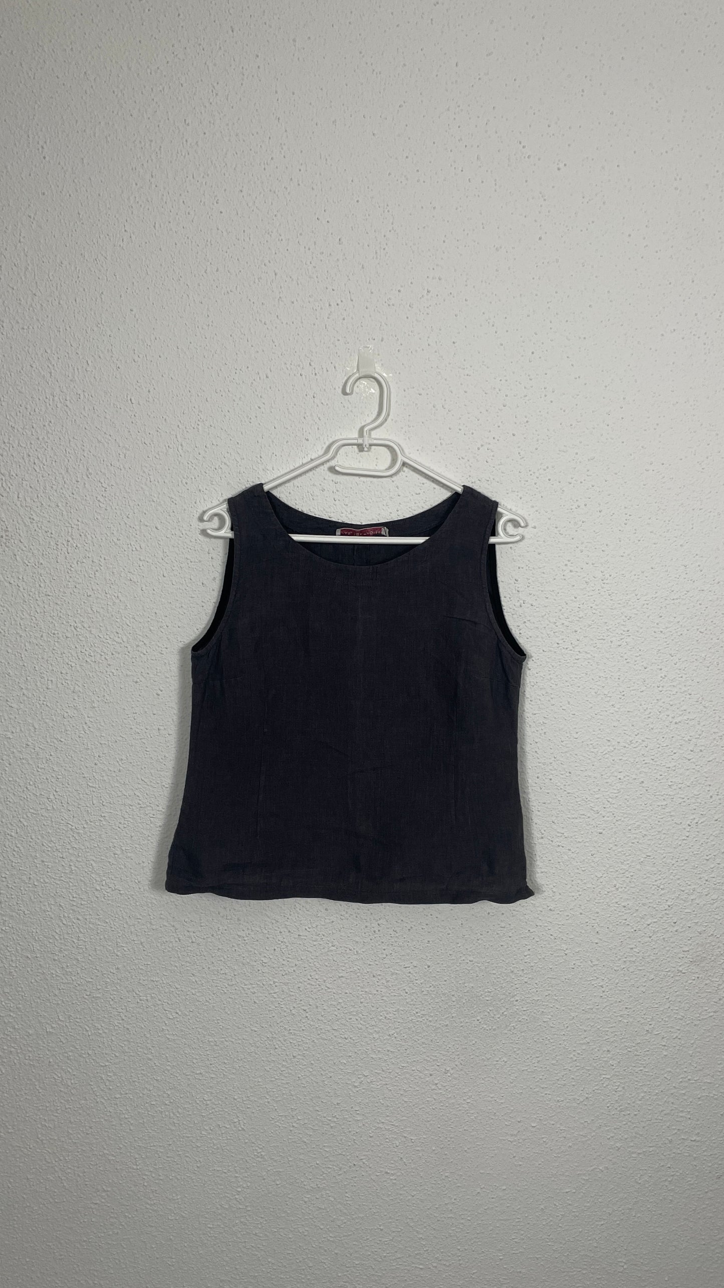 Vintage Minimalist Linen Top