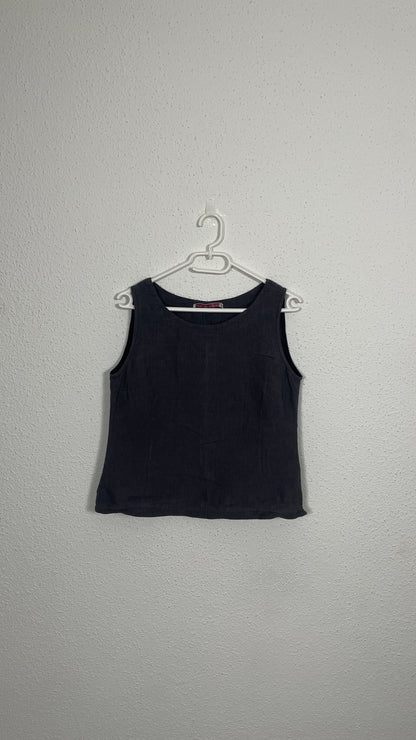 Vintage Minimalist Linen Top