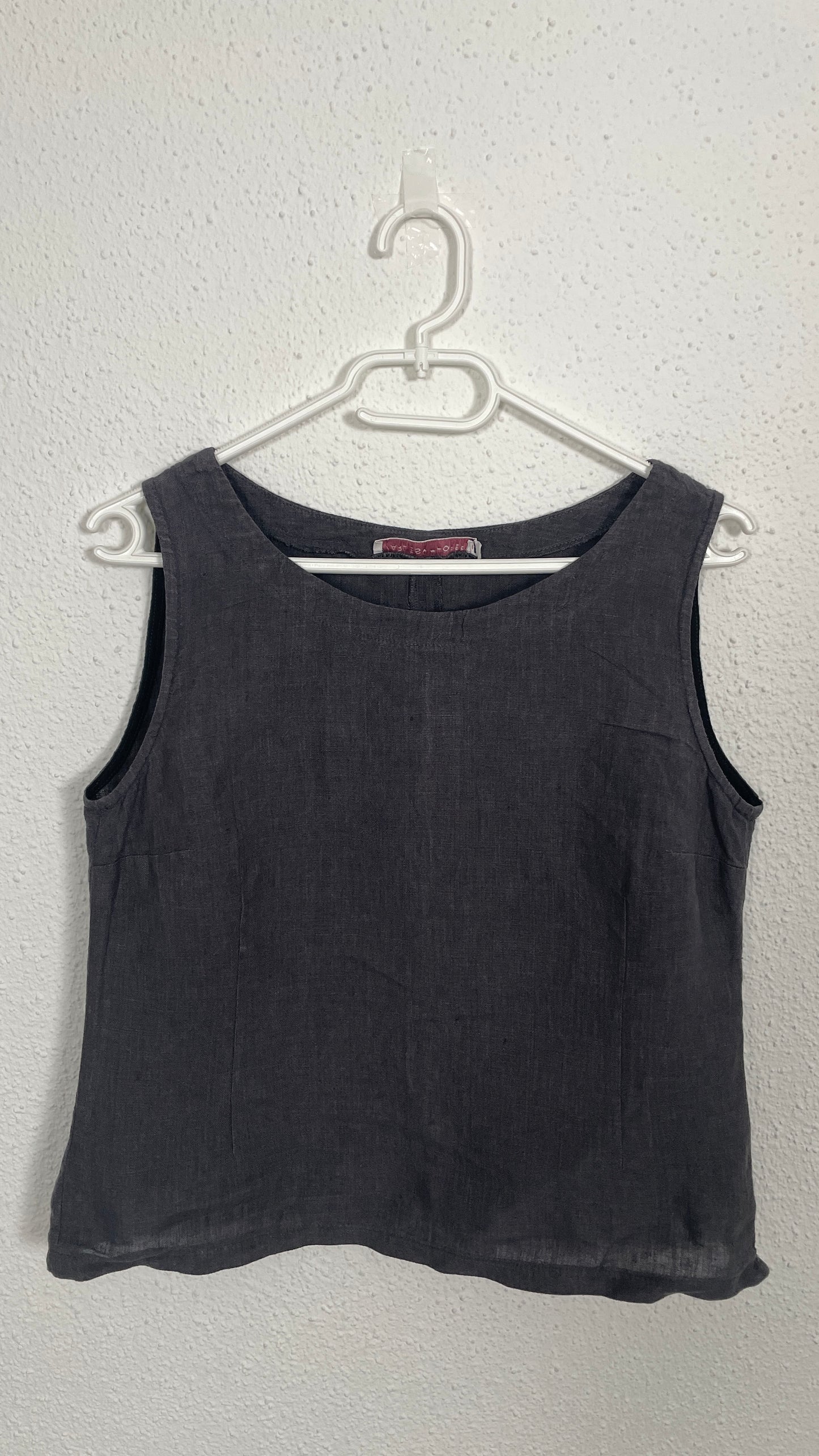 Vintage Minimalist Linen Top