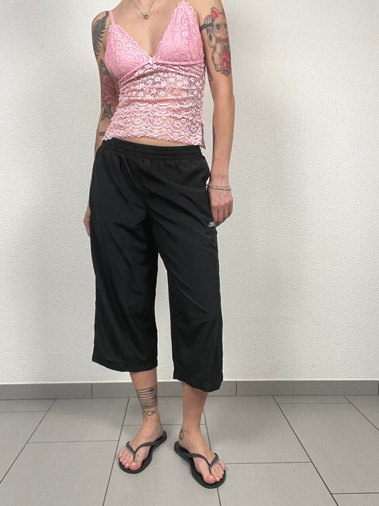 Reebok black capri pants