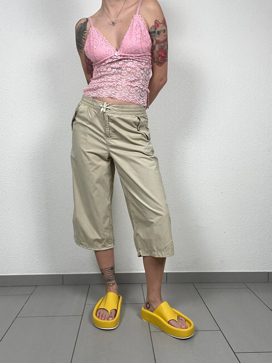Nike Y2K beige capri pants