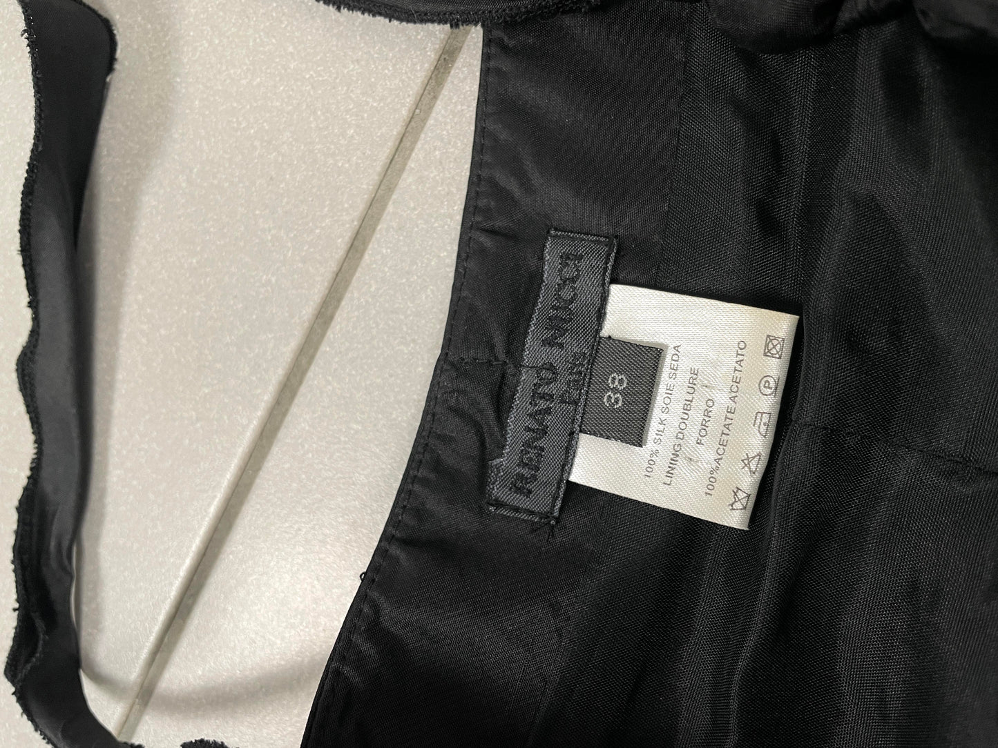 Y2K Black Silk Top