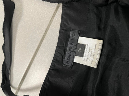 Y2K Black Silk Top