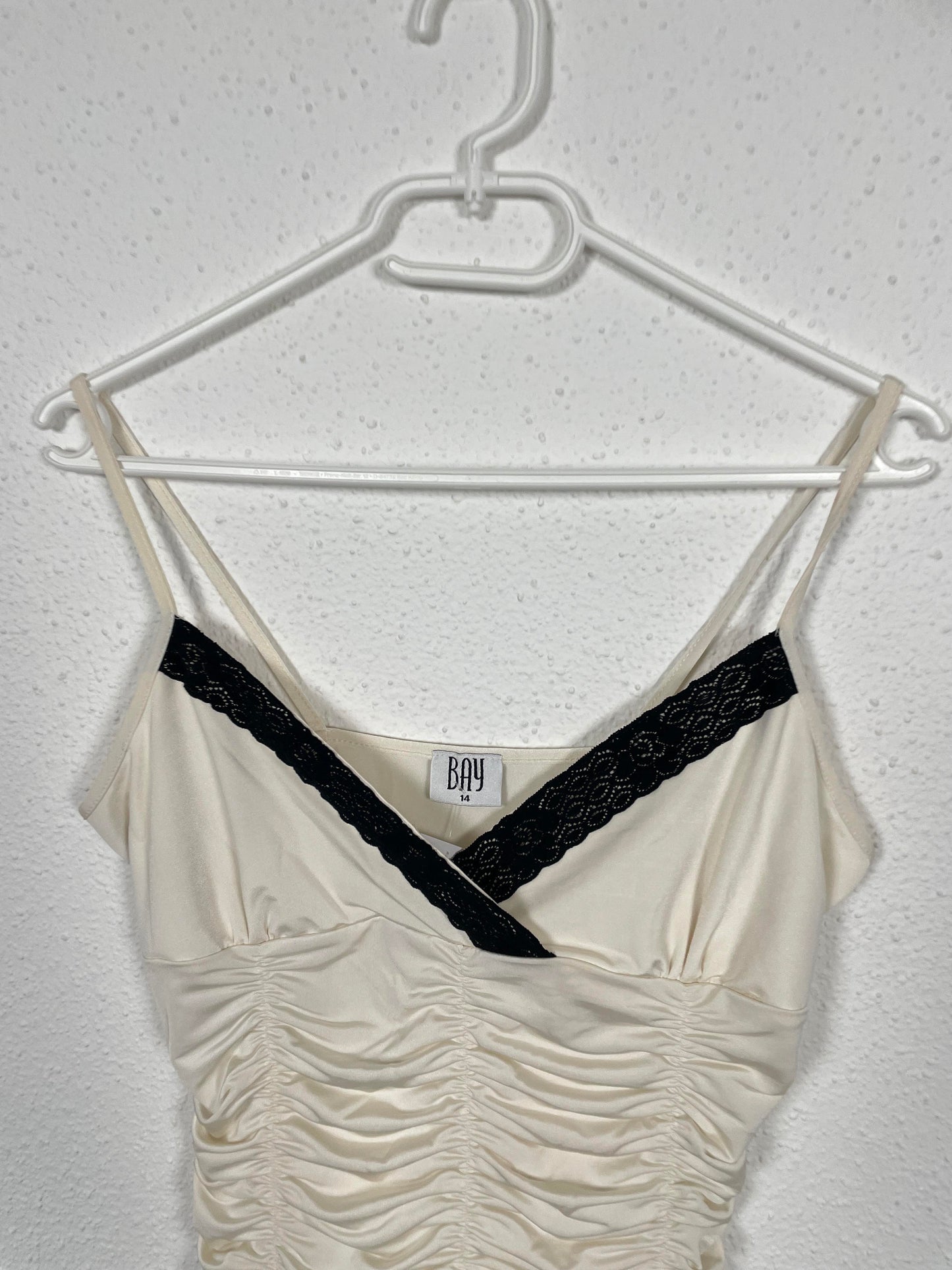 Vintage Y2K Satin Ruched Camisole by BAY
