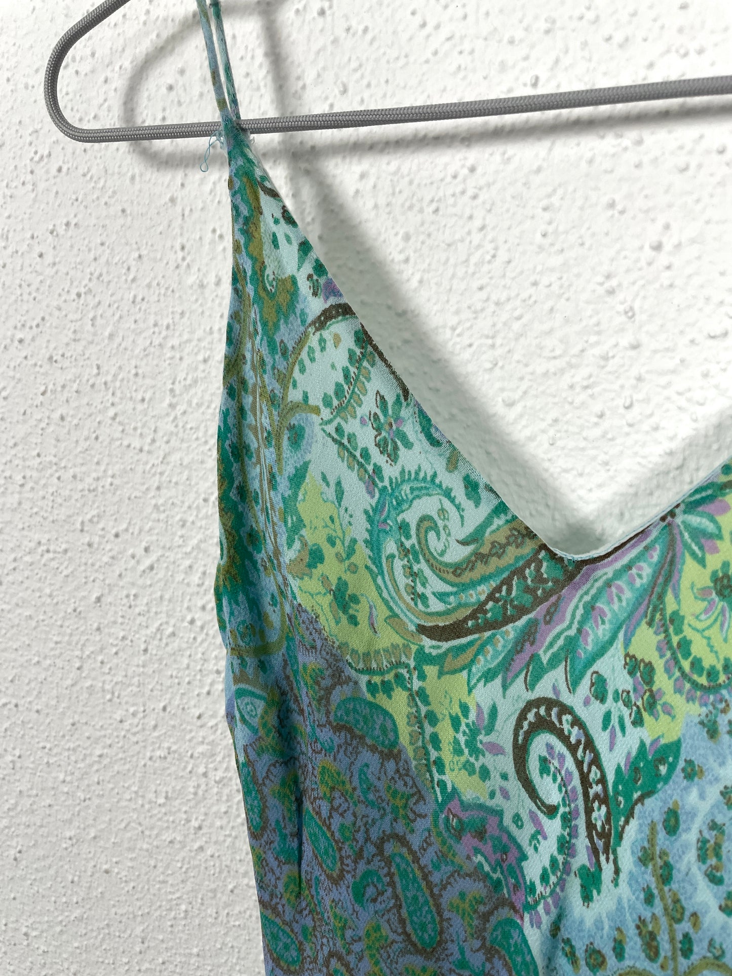 Vintage 90s Paisley Slip Dress