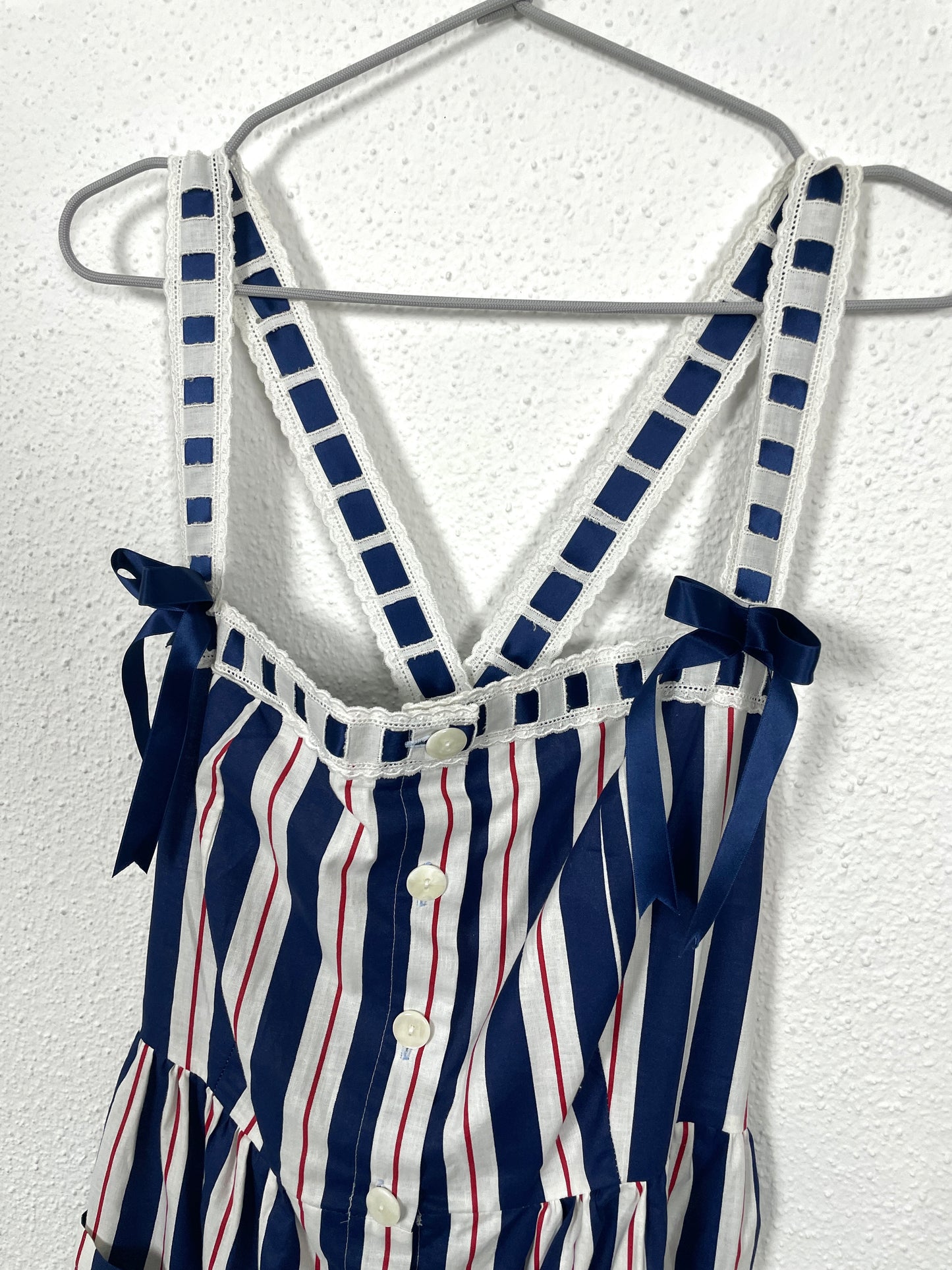 Vintage 90s Cotton Stripe Dress