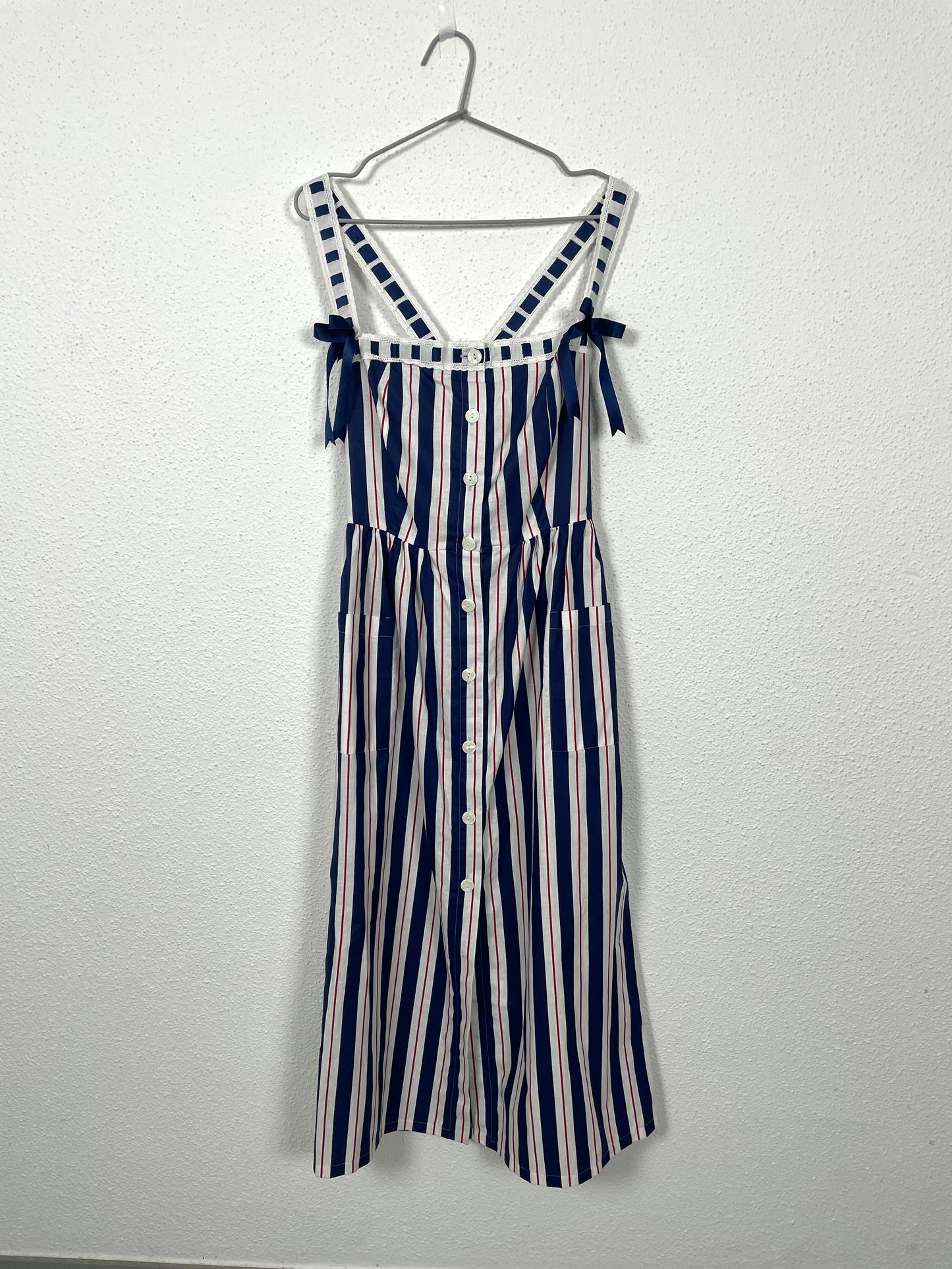 Vintage 90s Cotton Stripe Dress