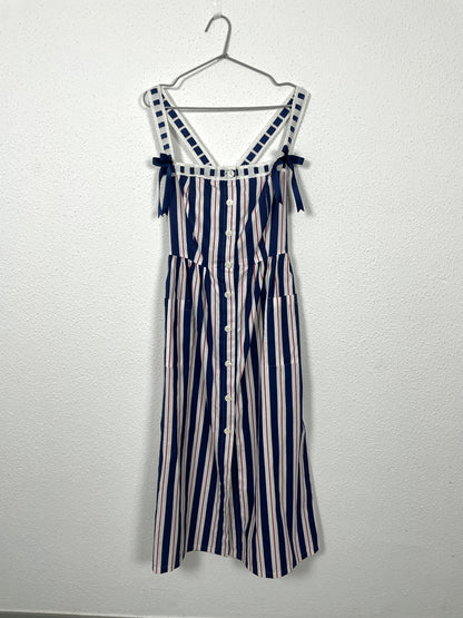 Vintage 90s Cotton Stripe Dress