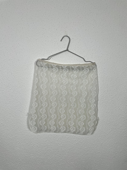 Vintage White Lace Skirt