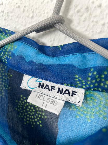 Vintage NAF NAF Sheer Blue Blouse – Size T1 (S)