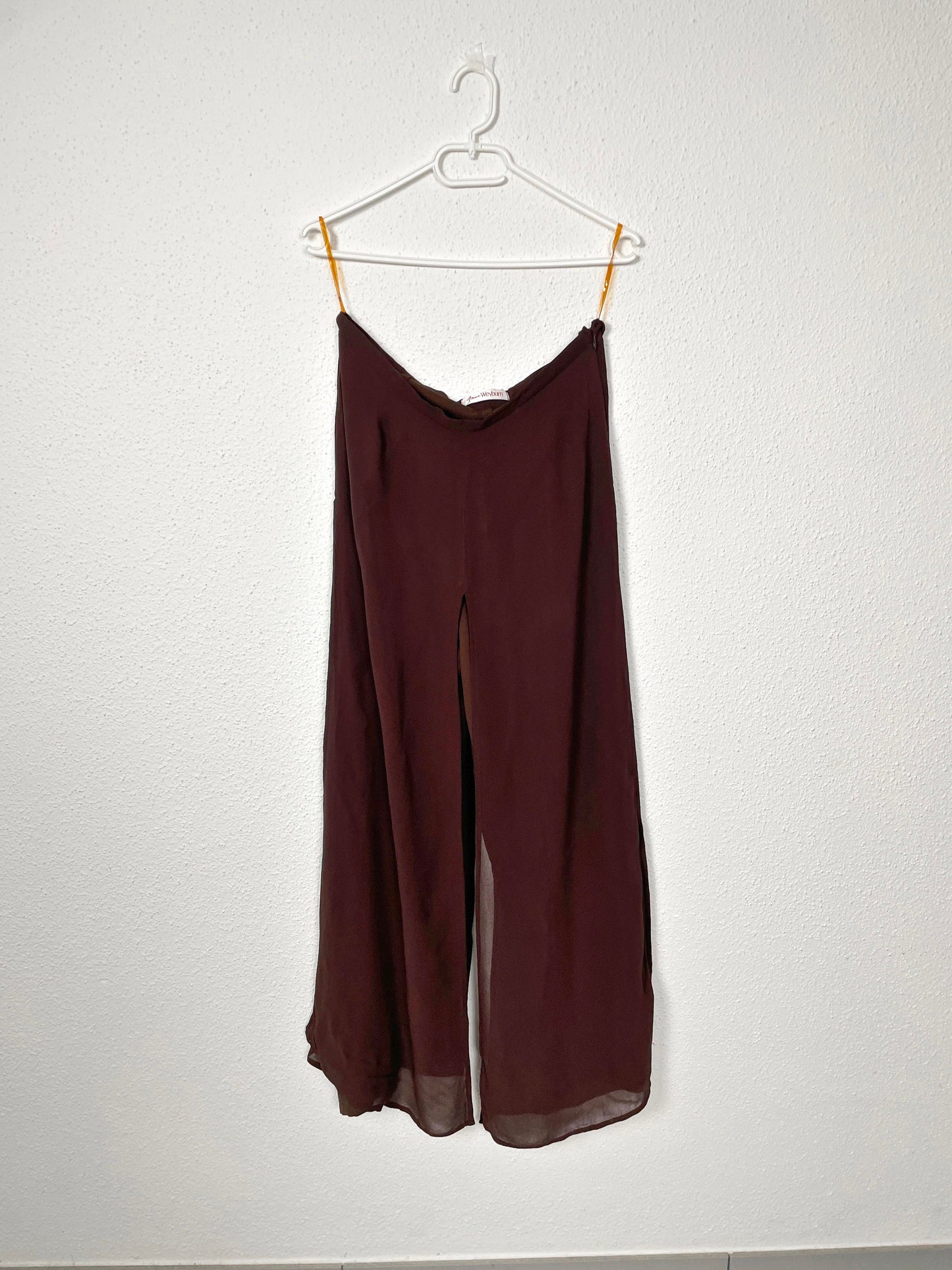 Anne Weyburn Chocolate Split Pants