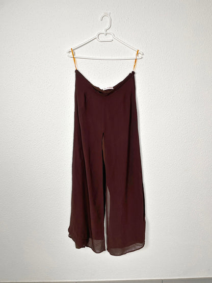 Anne Weyburn Chocolate Split Pants