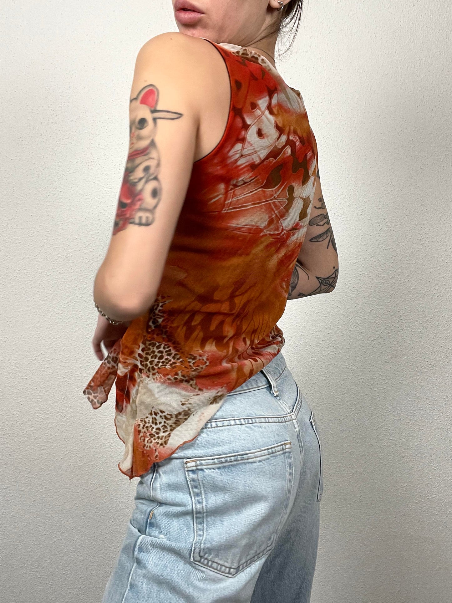 Vintage 90s fiorichiari top