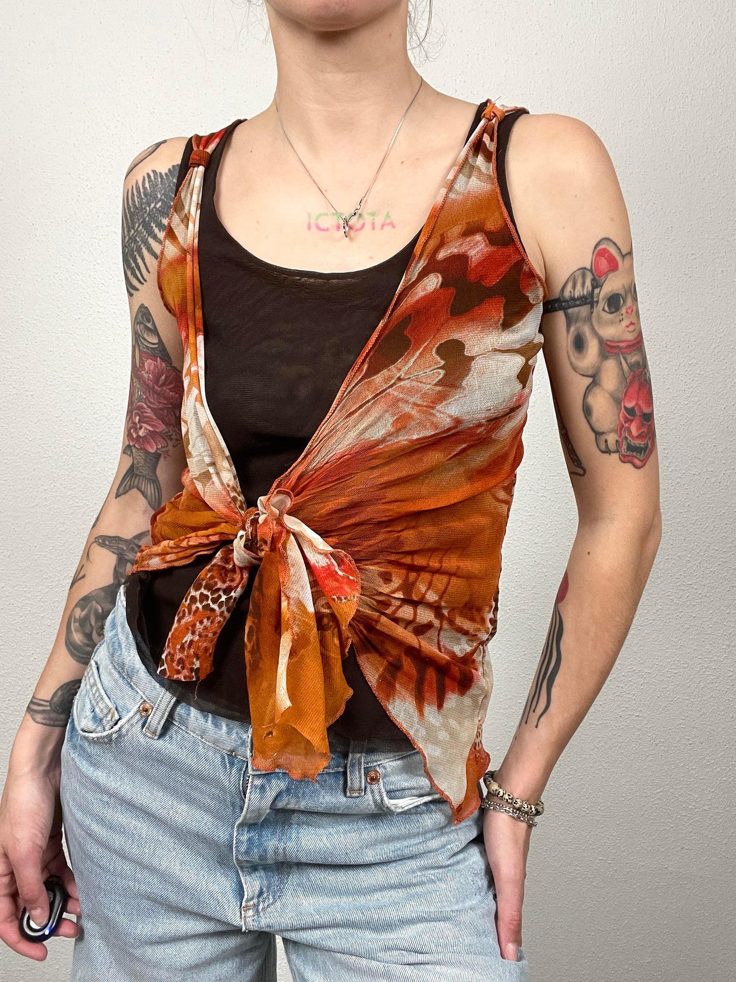 Vintage 90s fiorichiari top