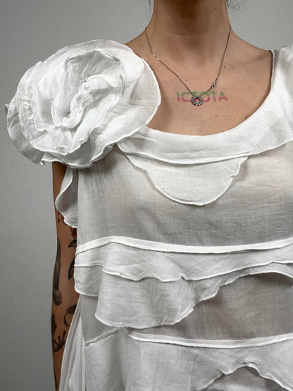 Vintage Y2K BleuBlancRouge Top