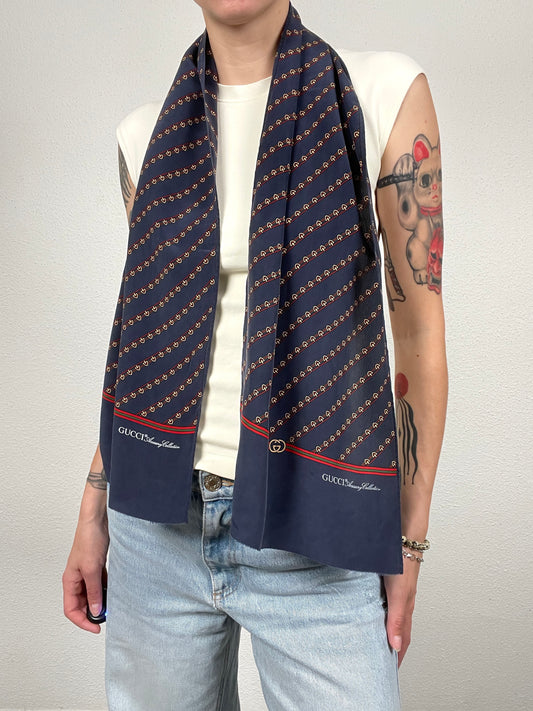 Vintage Gucci Silk Scarf