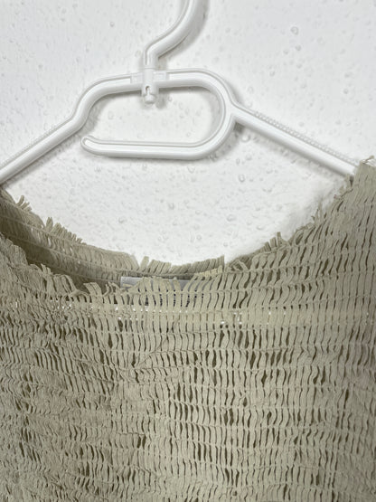 Vintage Eva Lacres Taupe Top