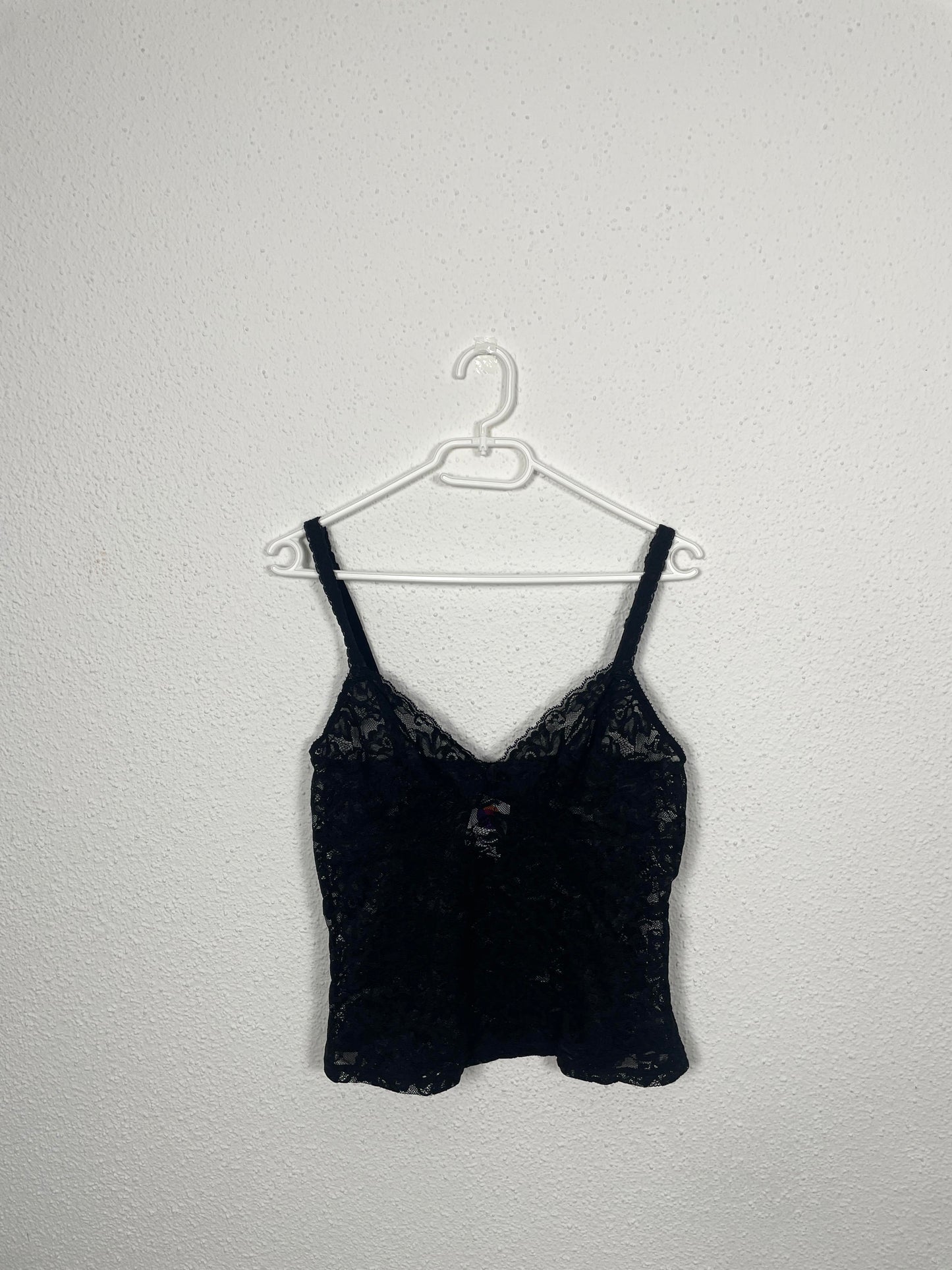 Vintage Y2K black lace cami