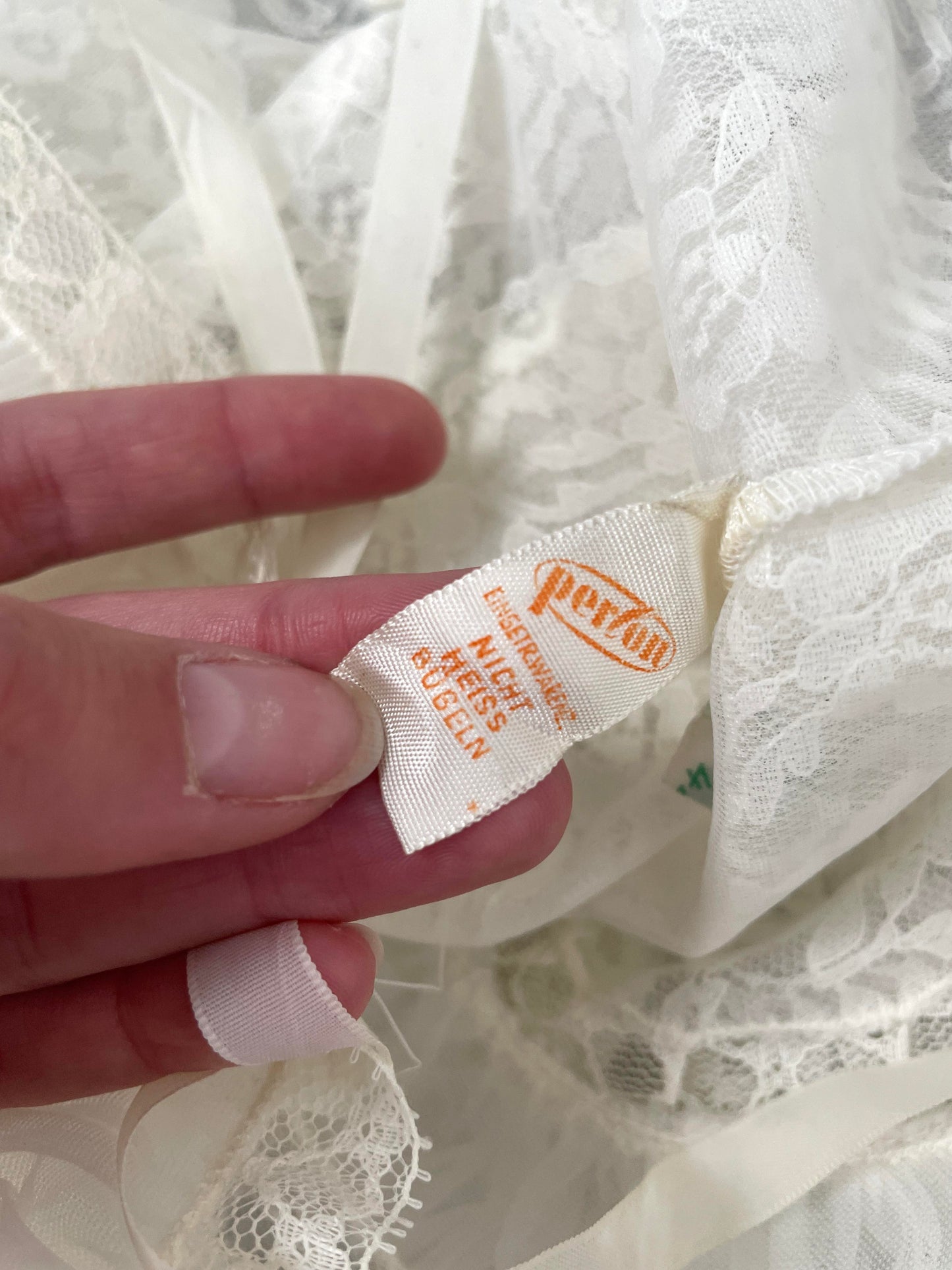 Vintage White Lace Slip Dress