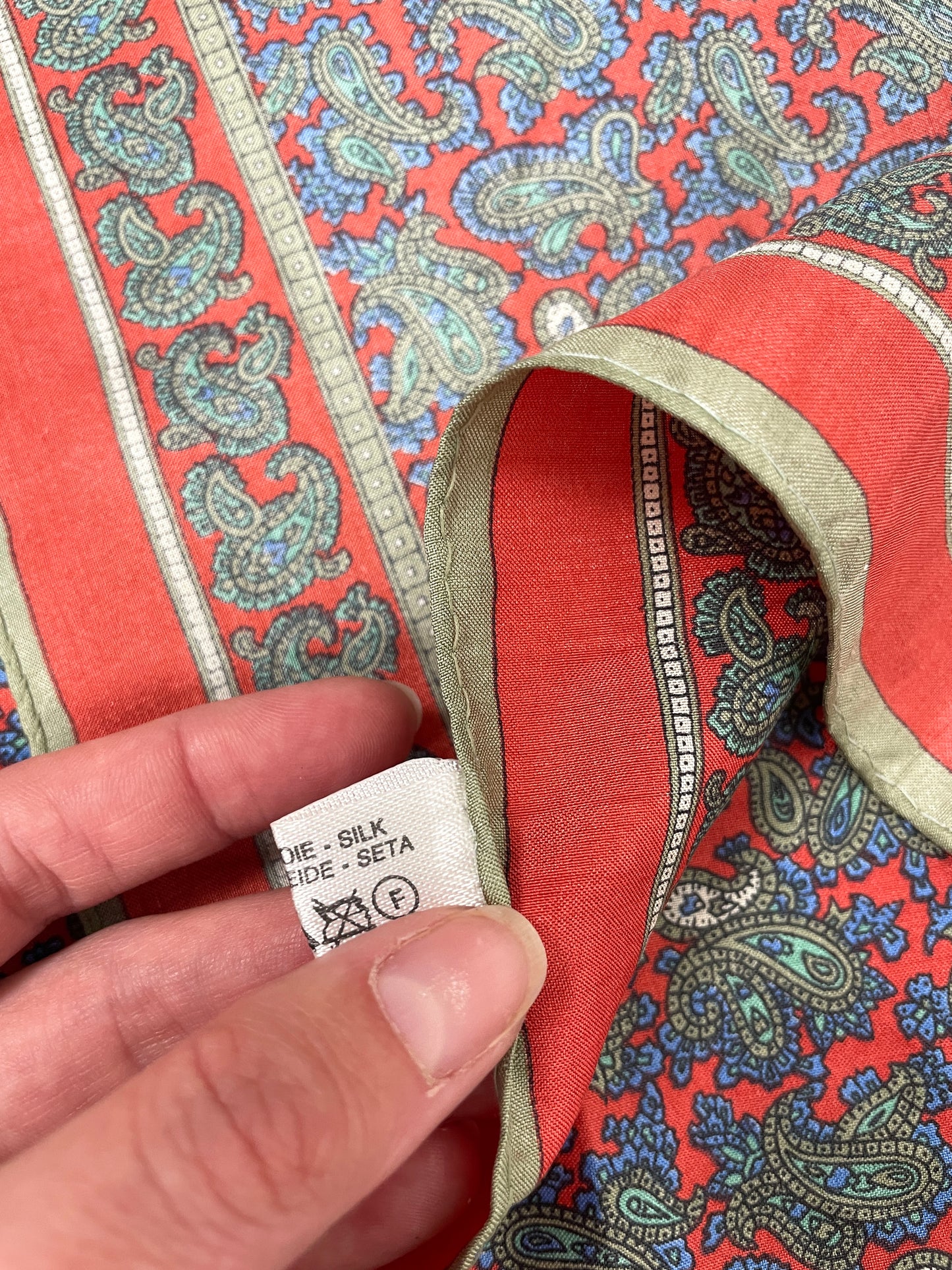 Vintage Lancôme Silk Scarf