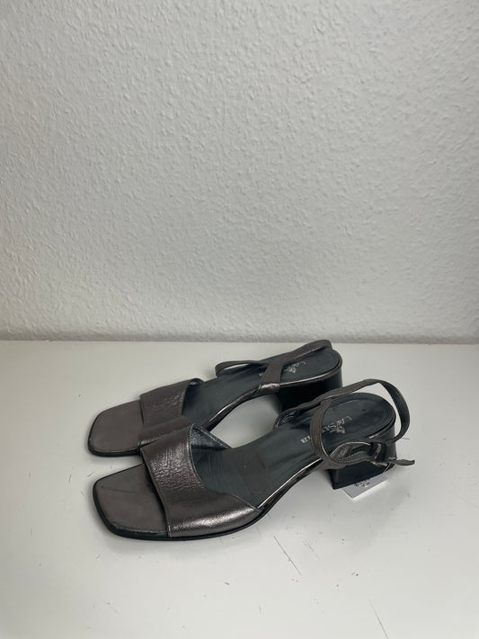 Y2K Metallic Slingback Sandals