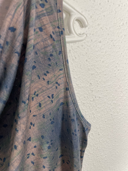 Y2K Organic Silk Cowl Neck Top