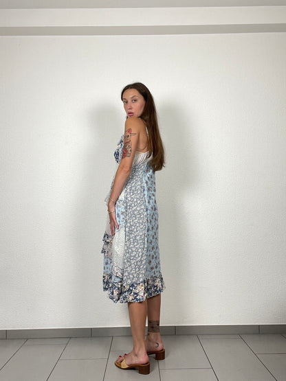 Patchwork Boho Y2K Dress