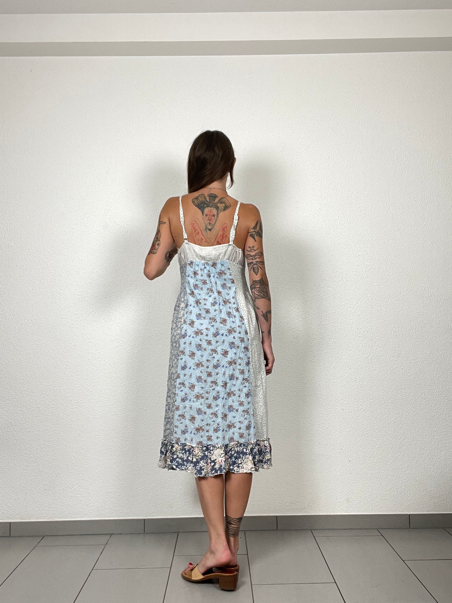 Patchwork Boho Y2K Dress
