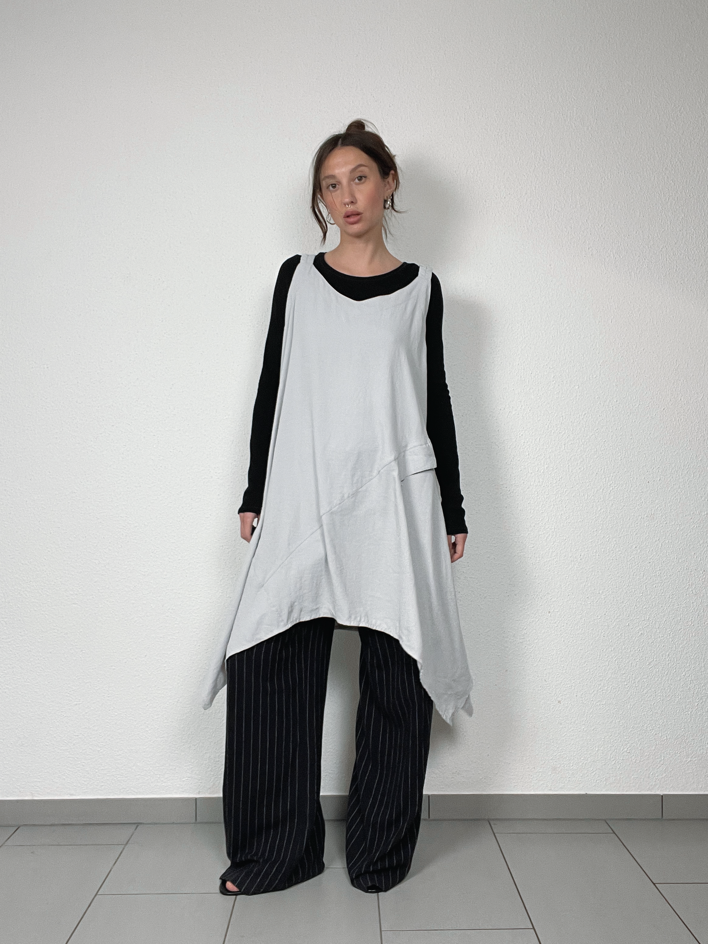 Asymmetric Oversized Tunic Dress