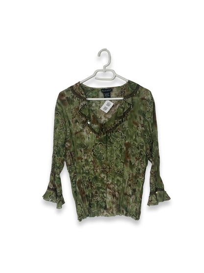Vintage Y2K Floral Blouse