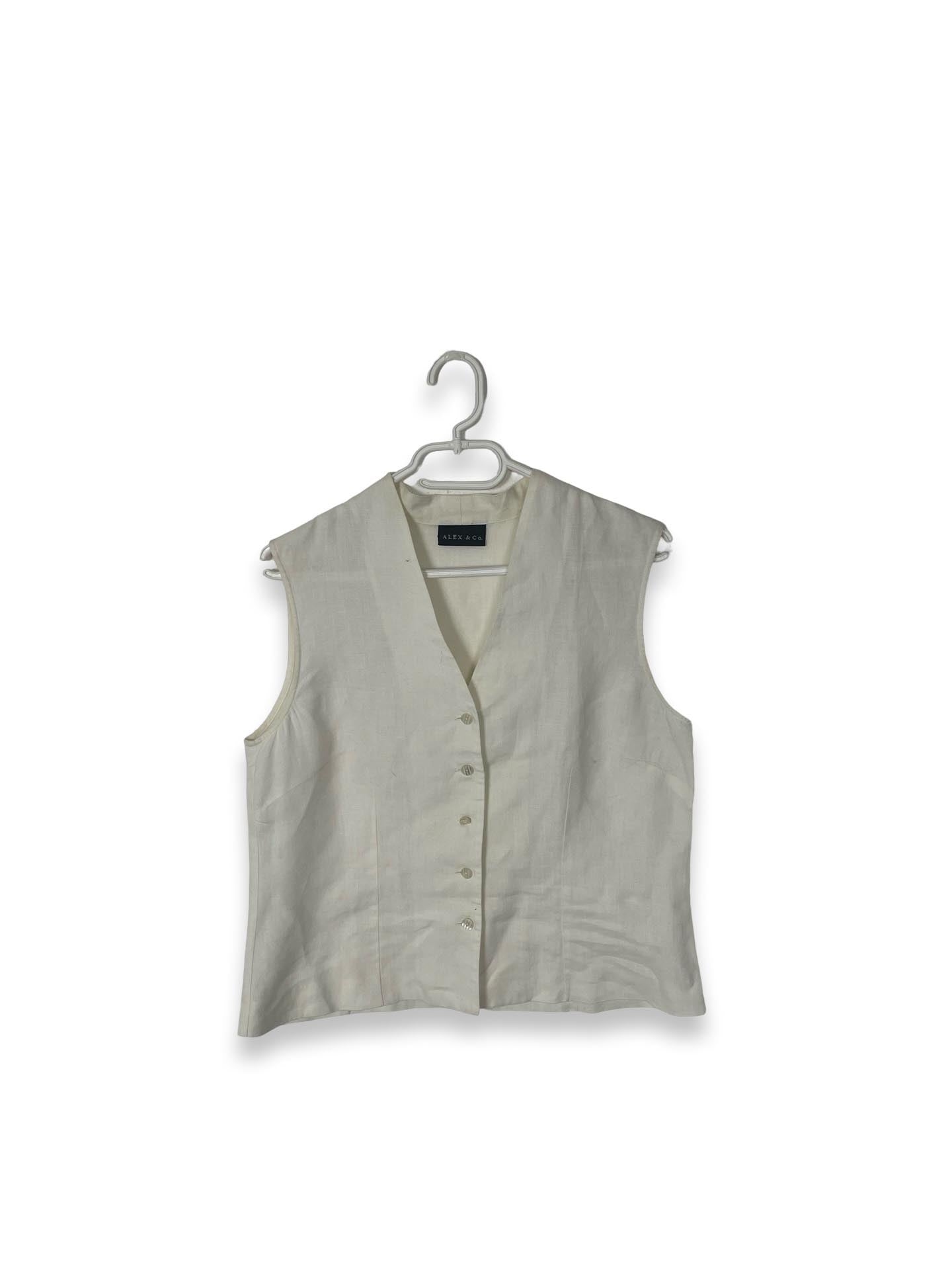 Alex Co Linen Vest